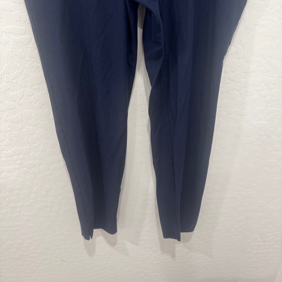 Eileen Fisher Pants Women Large Navy Blue Casual Lagenlook Elastic Waist Capsule - Picture 3 of 6